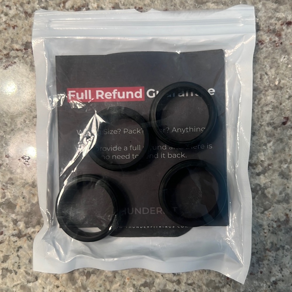 Thunderfit Silicone Rings for Men